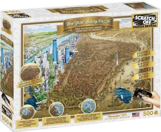 University Games - New York Scratch Off Puzzle - 500 Piece Jigsaw Puzzle
