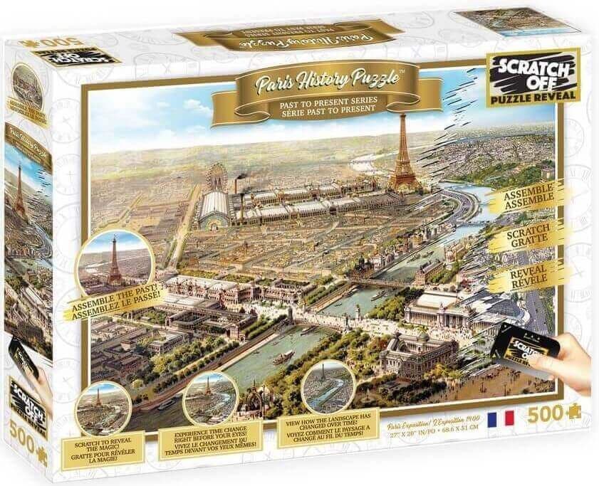 University Games Paris Scratch Off Puzzle, 500-piece jigsaw puzzle