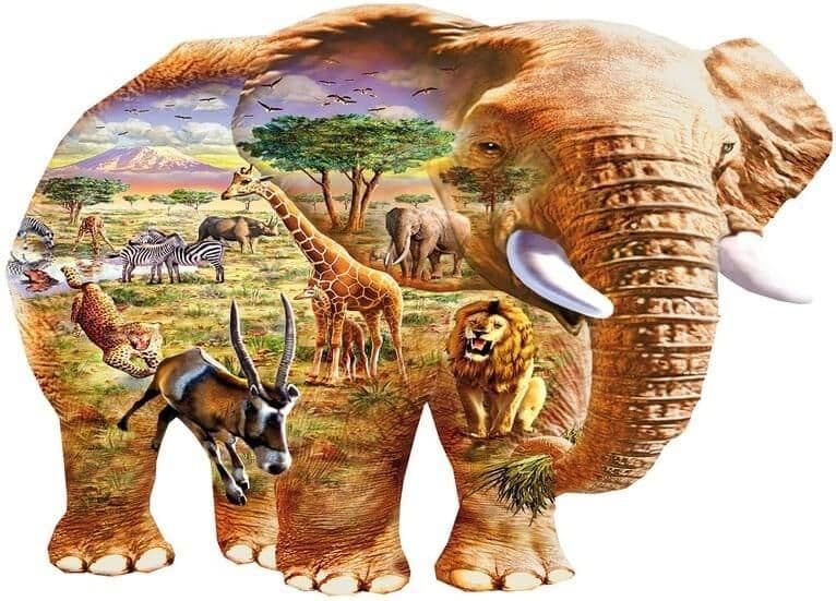 Wentworth Elephant Savanna, 250-piece jigsaw puzzle