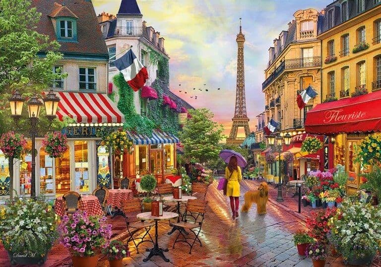 Wentworth - Parisian Charm - 250 Piece Wooden Jigsaw Puzzle - The