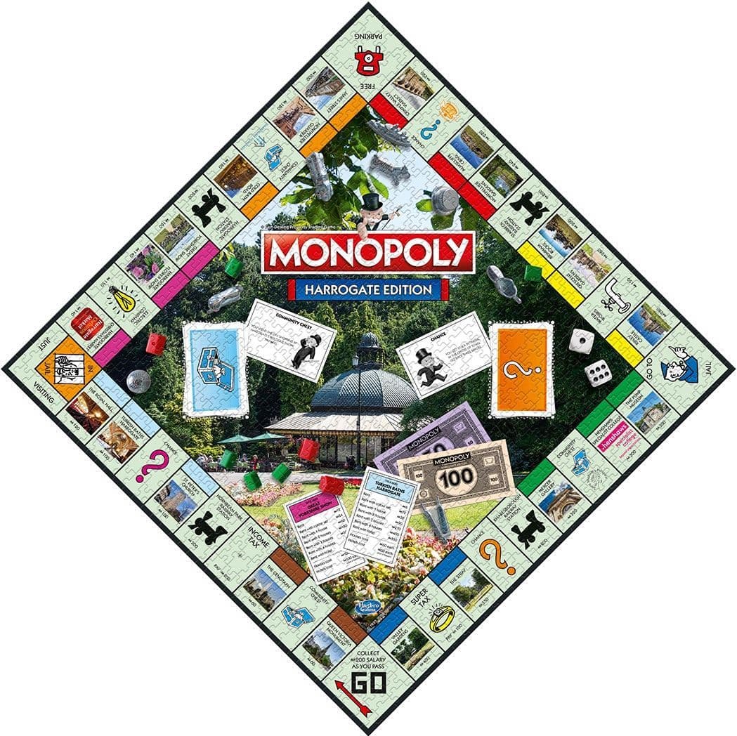 Winning Moves - Harrogate Monopoly Jigsaw - 1000 Piece Jigsaw Puzzle