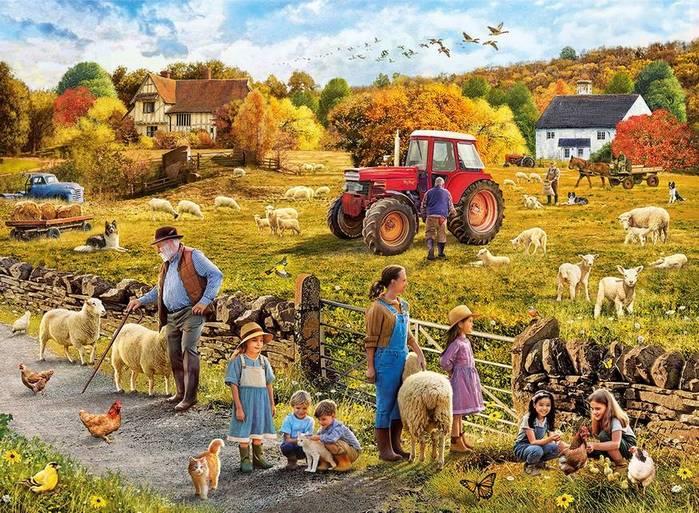 Gibsons Happy Harvest, 1000-piece jigsaw puzzle