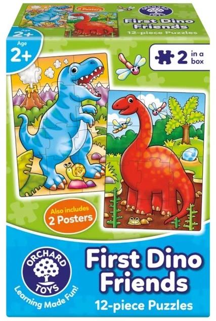 Orchard Toys First Dino Friends, 2-in-a-box jigsaw puzzle