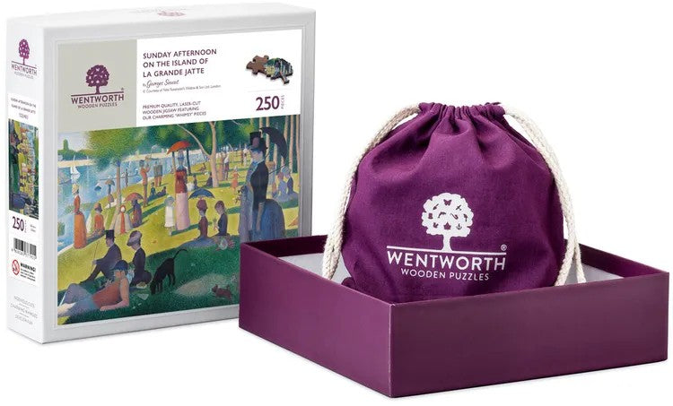 Wentworth - Sunday Afternoon on the Island of La Grande Jeatte - 250 Piece Wooden Jigsaw Puzzle