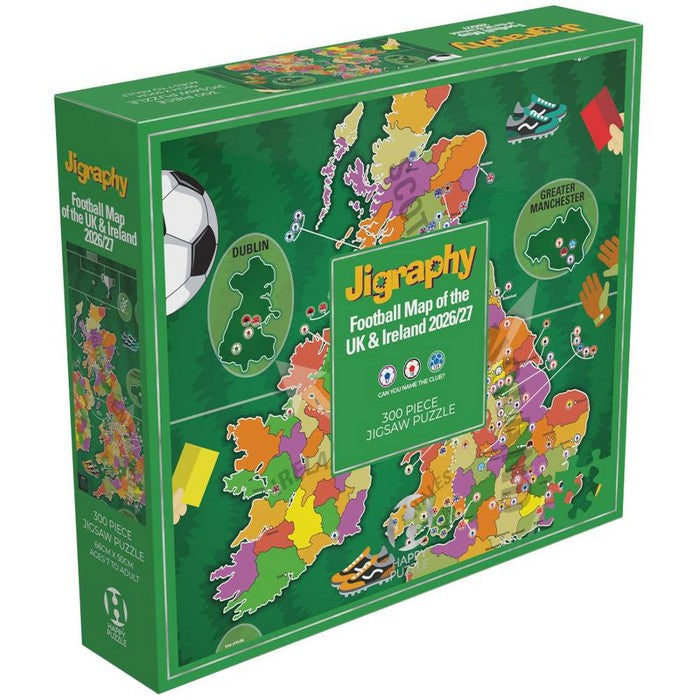 Happy Puzzle - Jigraphy Football 2026/27  - 300 Piece Jigsaw Puzzle