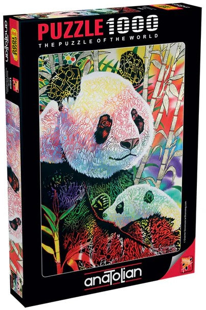 Anatolian - Rainbow Panda - 1000 Piece Jigsaw Puzzle
