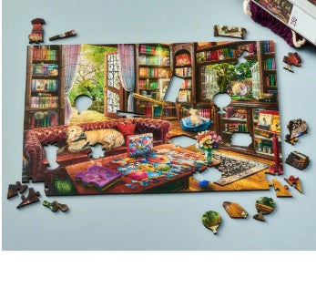 Wentworth - Library Garden - 250 Piece Wooden Jigsaw Puzzle