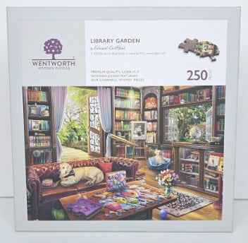 Wentworth - Library Garden - 250 Piece Wooden Jigsaw Puzzle