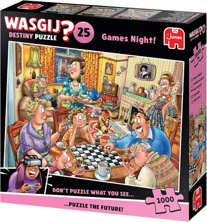 Wasgij - Destiny 25 Games Night! - 1000 Piece Jigsaw Puzzle