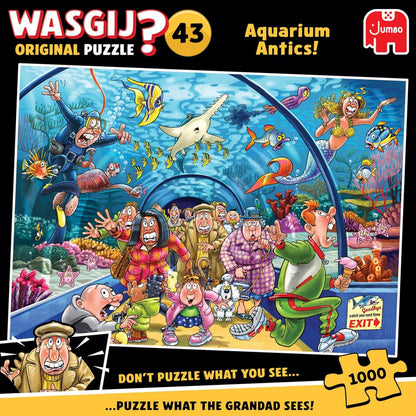 Wasgij - Original 43 Aquarium Antics!  - 1000 Piece Jigsaw Puzzle