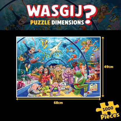 Wasgij - Original 43 Aquarium Antics!  - 1000 Piece Jigsaw Puzzle