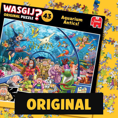 Wasgij - Original 43 Aquarium Antics!  - 1000 Piece Jigsaw Puzzle