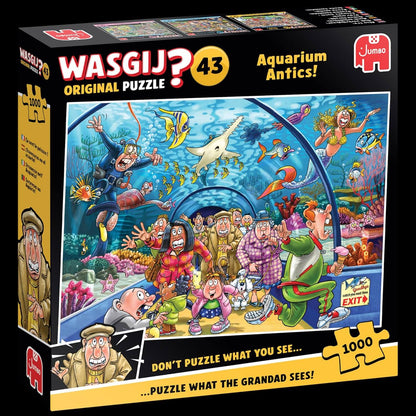 Wasgij - Original 43 Aquarium Antics!  - 1000 Piece Jigsaw Puzzle