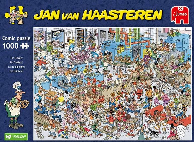 Jan van Haasteren - The Bakery - 1000 Piece Jigsaw Puzzle