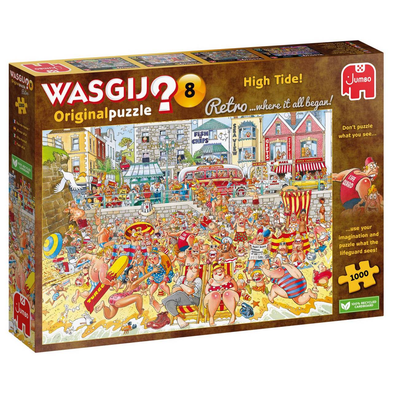 Wasgij - Retro Original 8 High Tide! - 1000 Piece Jigsaw Puzzle