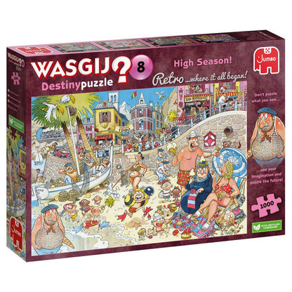 Wasgij - Retro Destiny 8 High Season! - 1000 Piece Jigsaw Puzzle