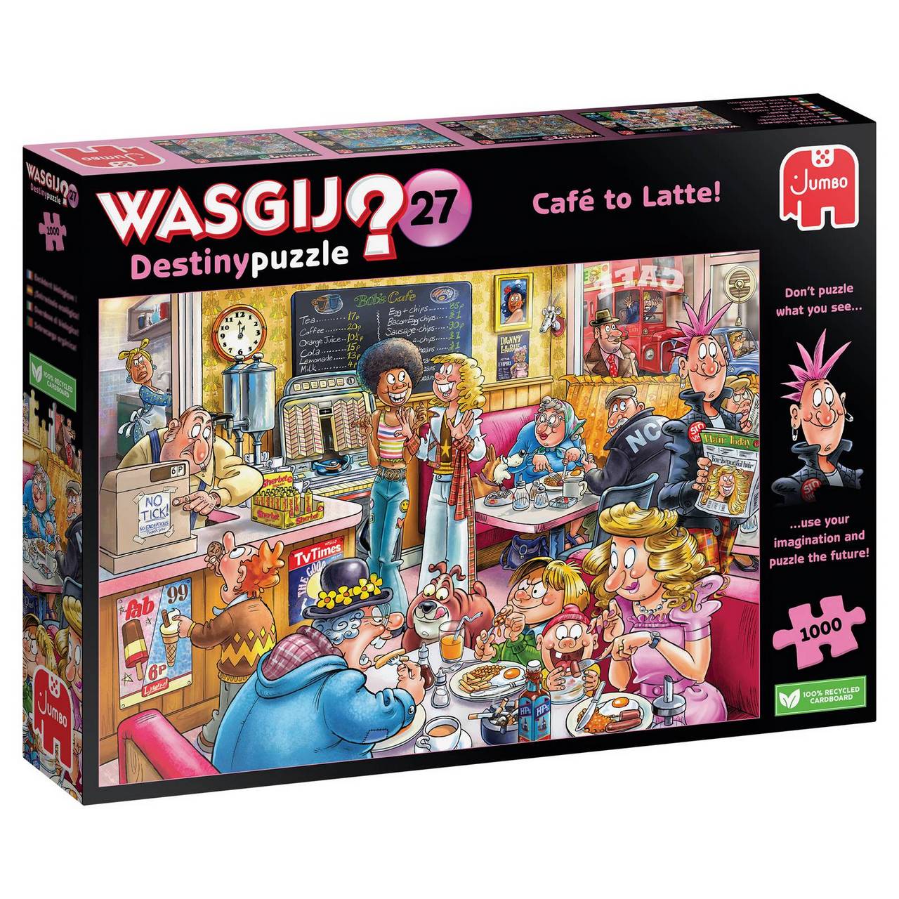 Wasgij - Destiny 27 Café to Latte! - 1000 Piece Jigsaw Puzzle