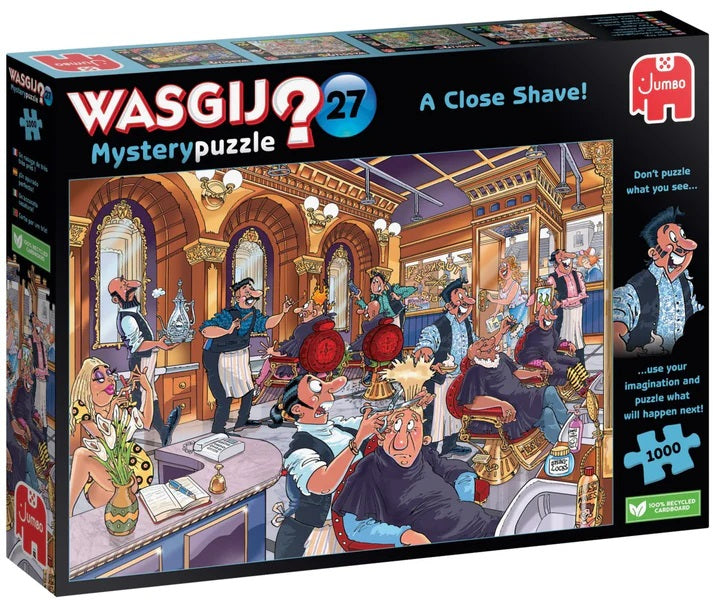 Wasgij Mystery 27 A Close Shave! - 1000 Piece Jigsaw Puzzle