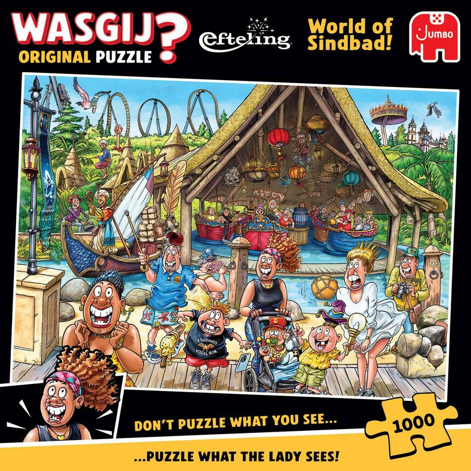 Wasgij - Original Efteling World of Sinbad - 1000 Piece Jigsaw Puzzle