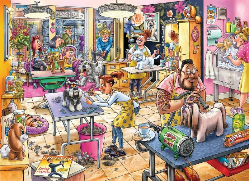 Wasgij - Mystery 23 Pooch Parlour! - 1000 Piece Jigsaw Puzzle