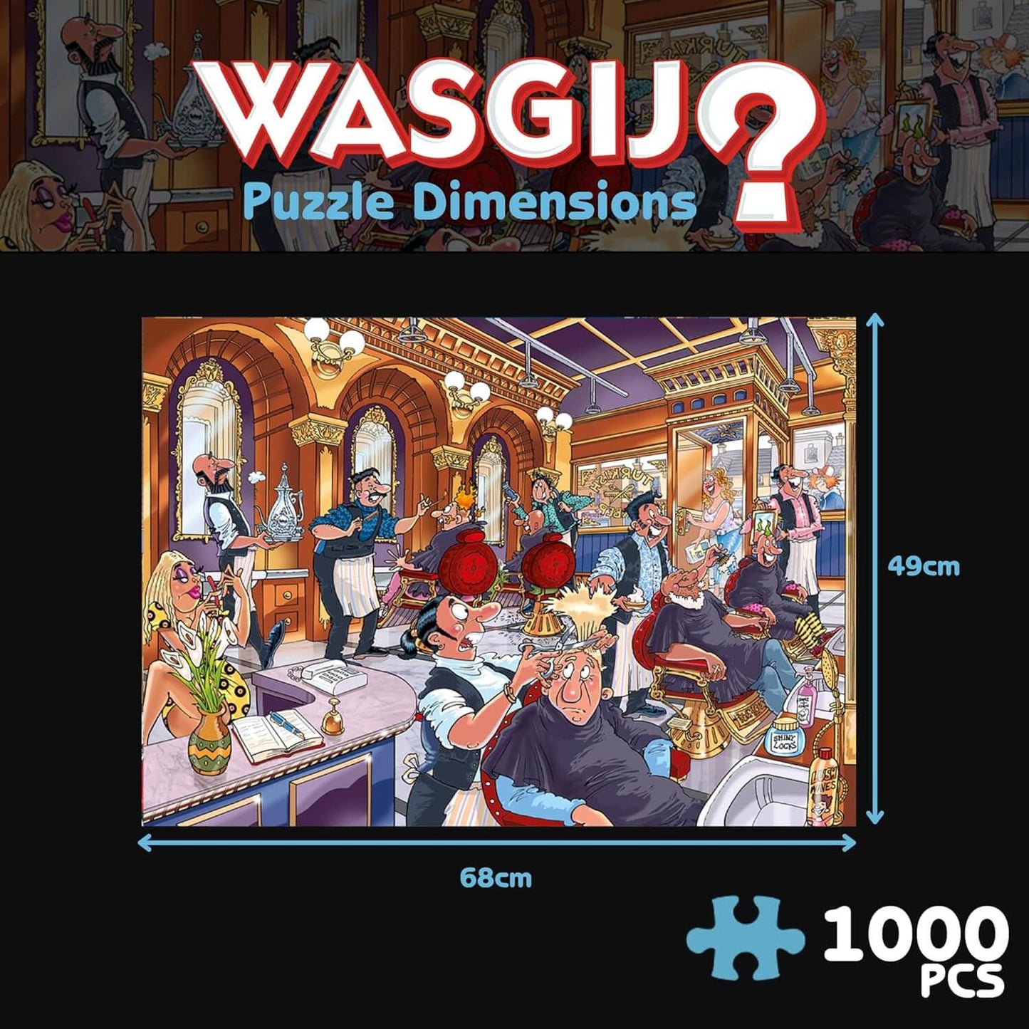 Wasgij - Mystery 27 A Close Shave! - 1000 Piece Jigsaw Puzzle