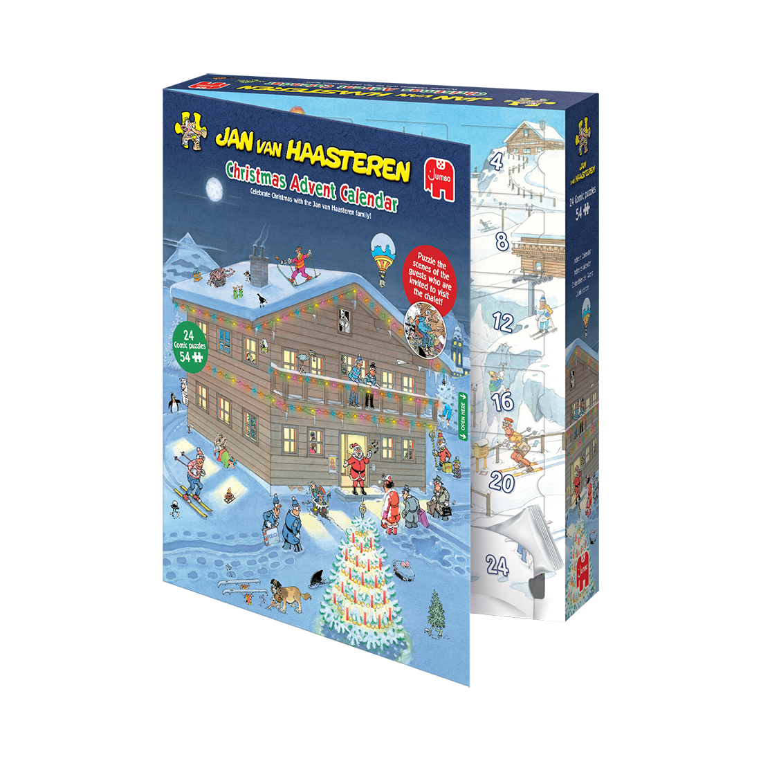Jan Van Haasteren - Advent Calendar 2025 - 24 x 54 Piece Jigsaw Puzzle