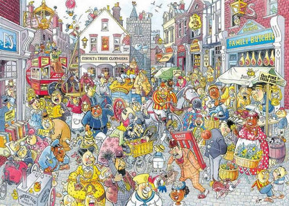 Wasgij - Retro Destiny 10 High Street Hassle! - 1000 Piece Jigsaw Puzzle