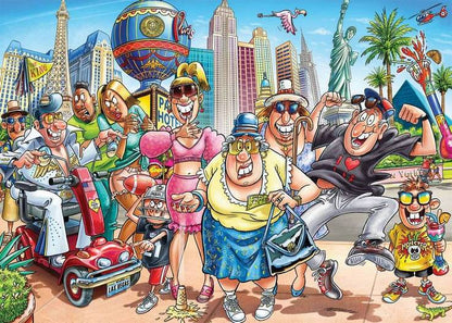 Wasgij - Original 48 What Happens in Vegas! - 1000 Piece Jigsaw Puzzle