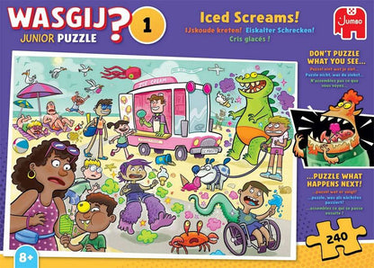 Wasgij - Junior 1 Iced Creams! - 240 Piece Jigsaw Puzzle
