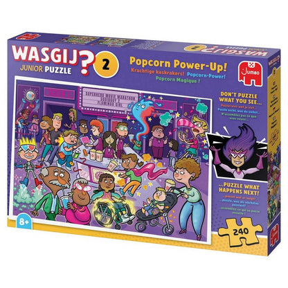 Wasgij - Junior 2 Popcorn Power-Up's! - 240 Piece Jigsaw Puzzle
