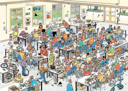 Jan Van Haasteren - Can we Fix It? - 1000 Piece Jigsaw Puzzle