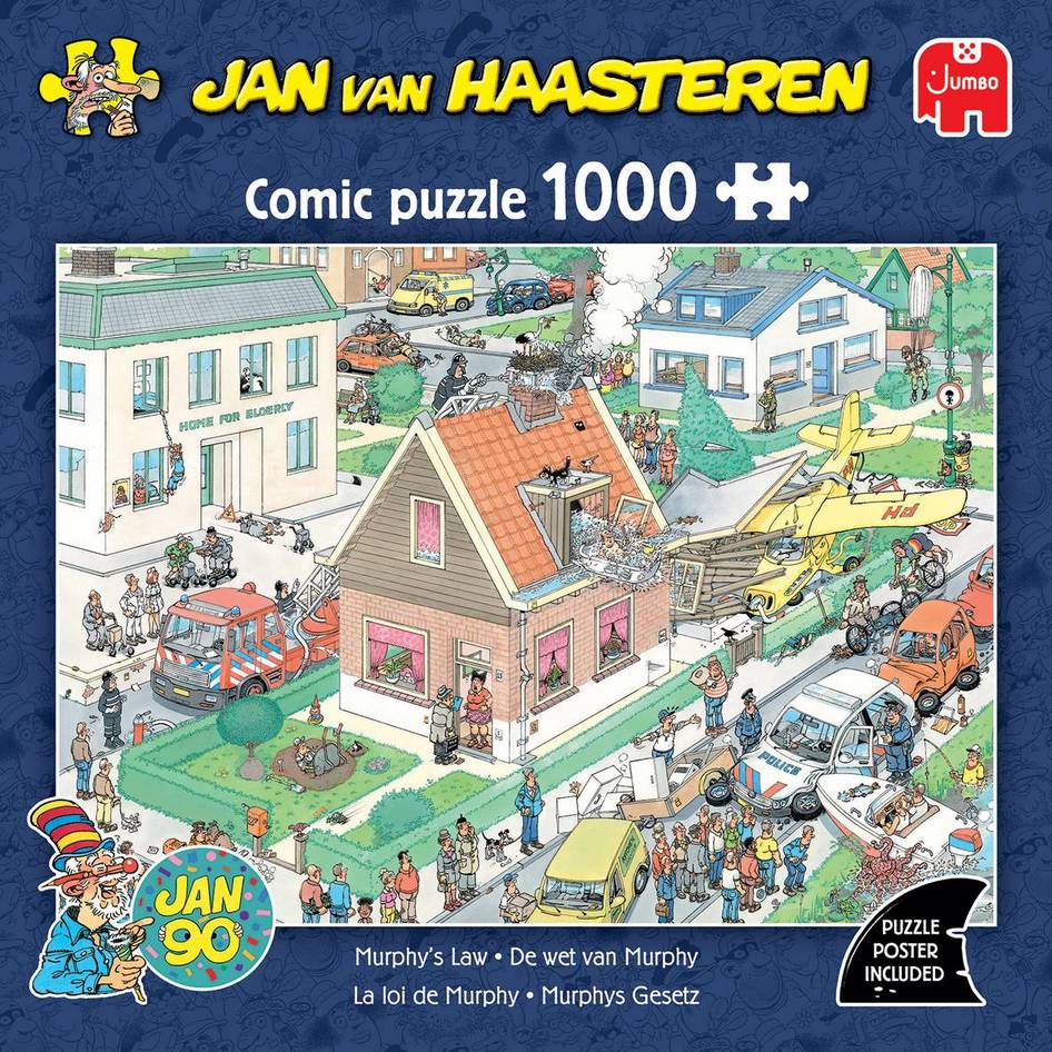 Jan Van Haasteren - Murphys Law - 1000 Piece Jigsaw Puzzle