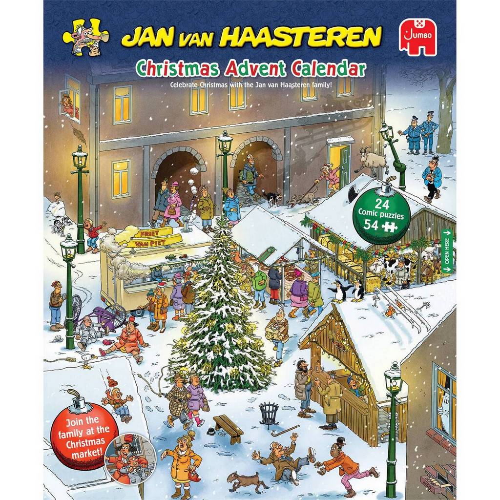 Jan Van Haasteren - Advent Calendar 2026 - 24 x 54 Piece Jigsaw Puzzle