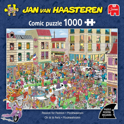 Jan Van Haasteren - Passion for Fashion - 1000 Piece Jigsaw Puzzle