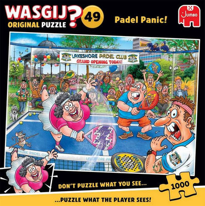 Wasgij - Original 49 Padel Panic! - 1000 Piece Jigsaw Puzzle