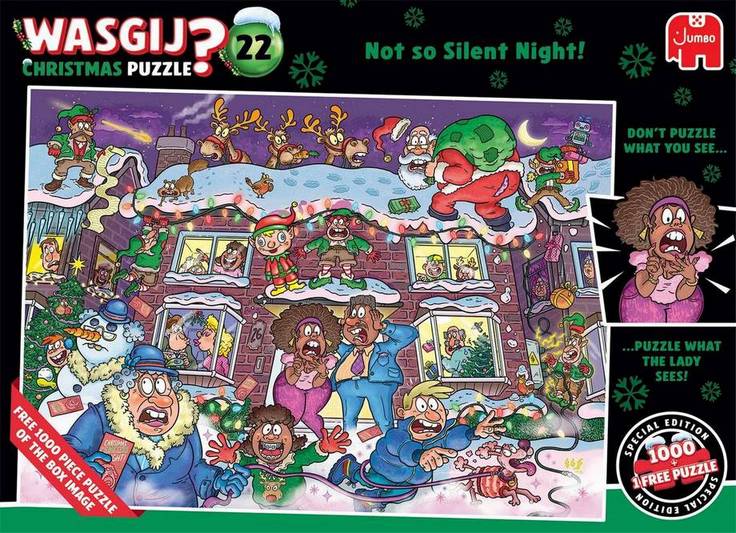 Wasgij - Christmas 22 Not so Silent Night! - 1000 Piece Jigsaw Puzzle