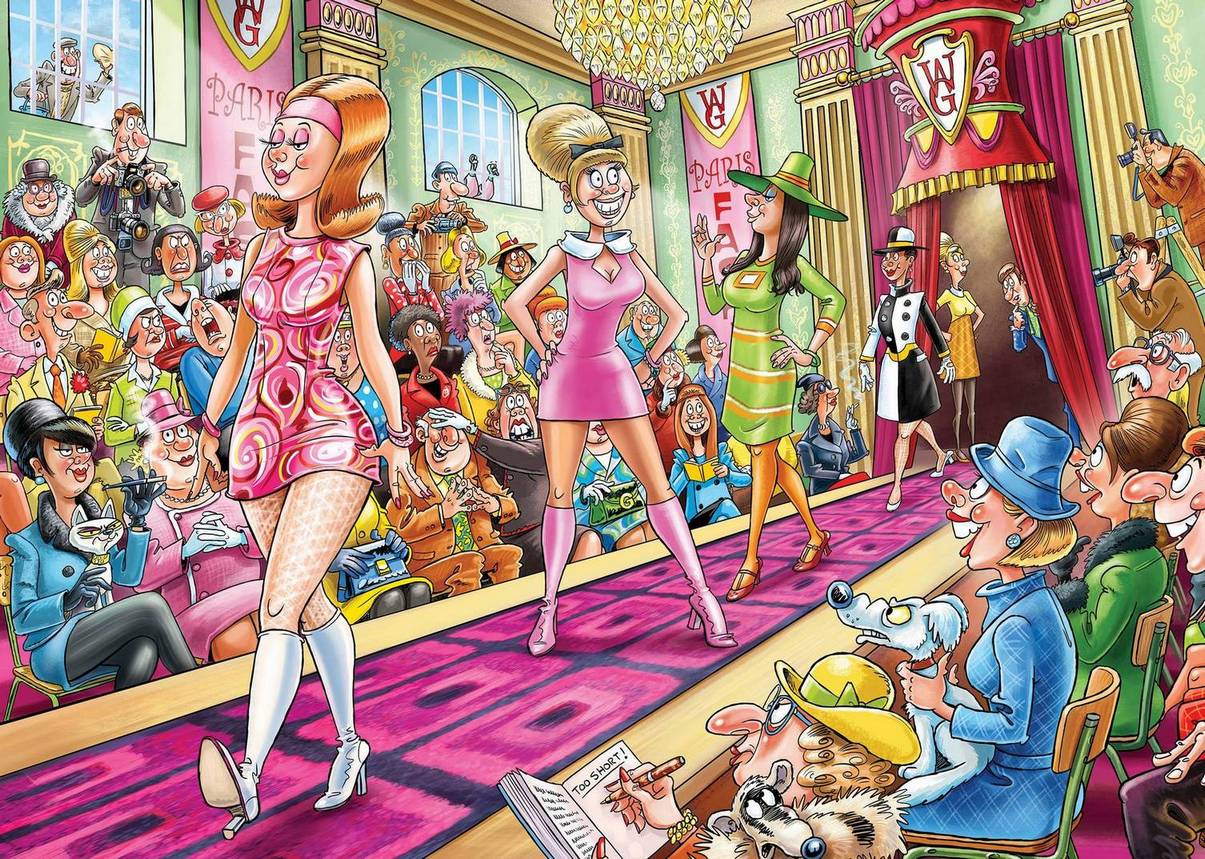 Wasgij - Destiny 32 Passion for Fashion! - 1000 Piece Jigsaw Puzzle