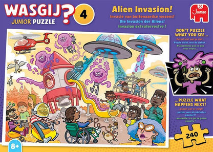 Wasgij - Junior 1 Alien Invasion! - 240 Piece Jigsaw Puzzle