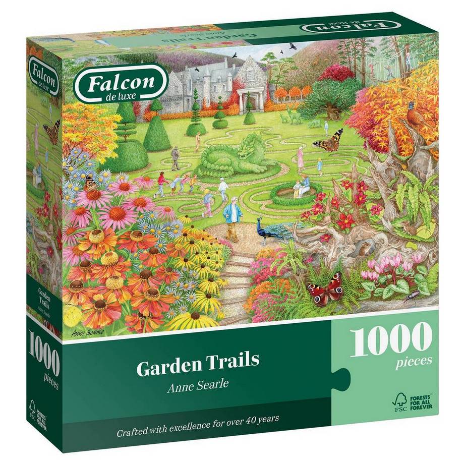 Falcon de Luxe - Garden Trails - 1000 Piece Jigsaw Puzzle