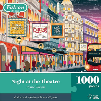 Falcon de Luxe - Night at the Theatre - 1000 Piece Jigsaw Puzzle