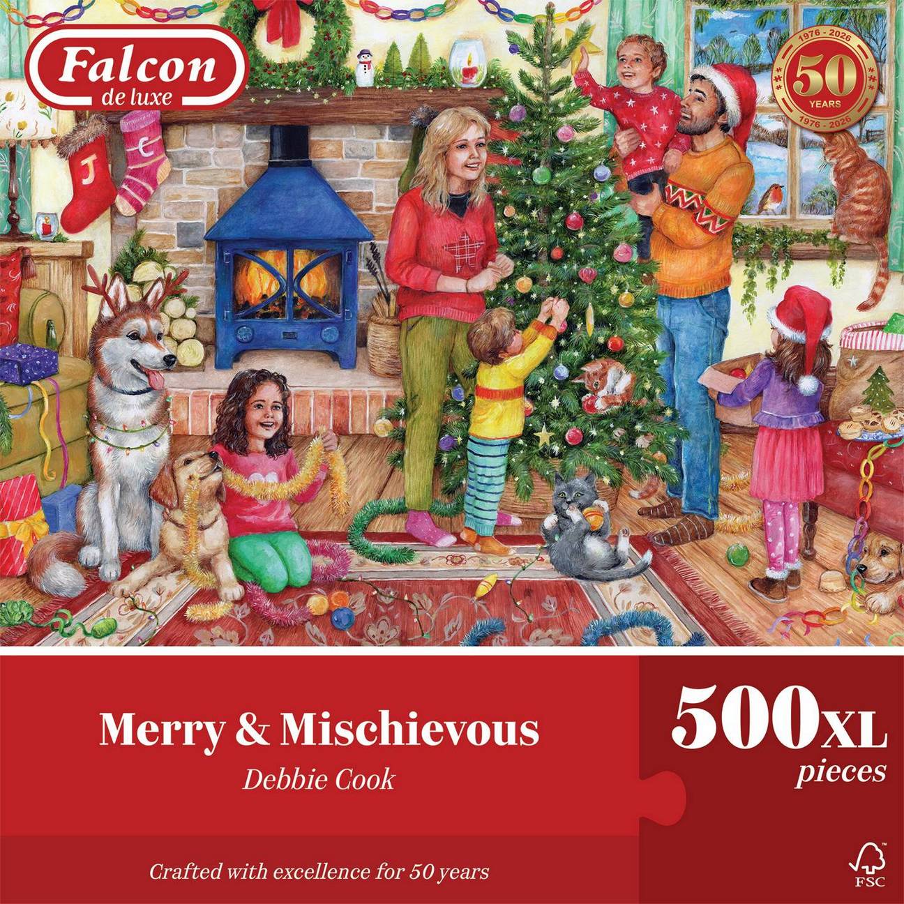 Falcon de Luxe - Merry & Mischieveous - 500XL Piece Jigsaw Puzzle