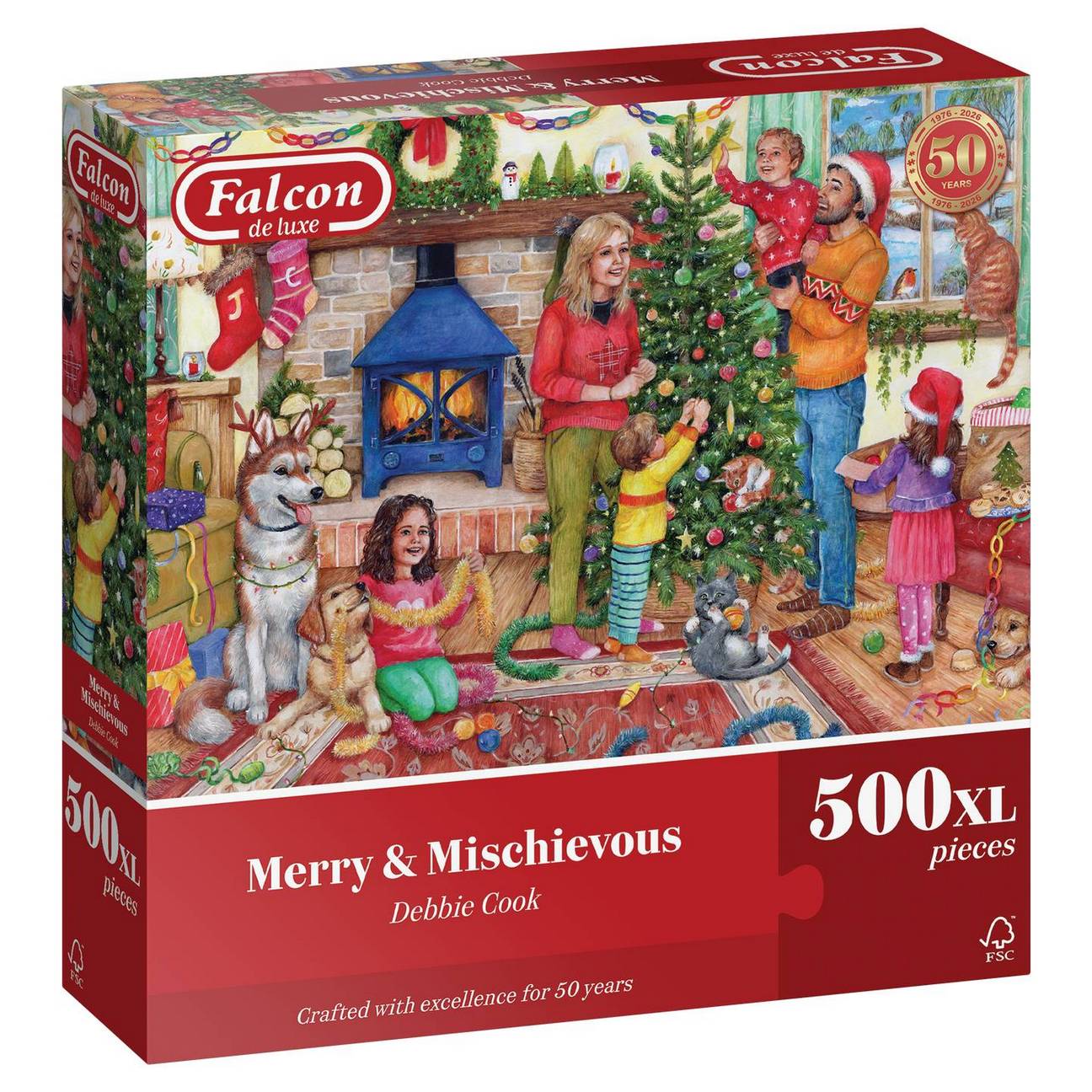 Falcon de Luxe - Merry & Mischieveous - 500XL Piece Jigsaw Puzzle