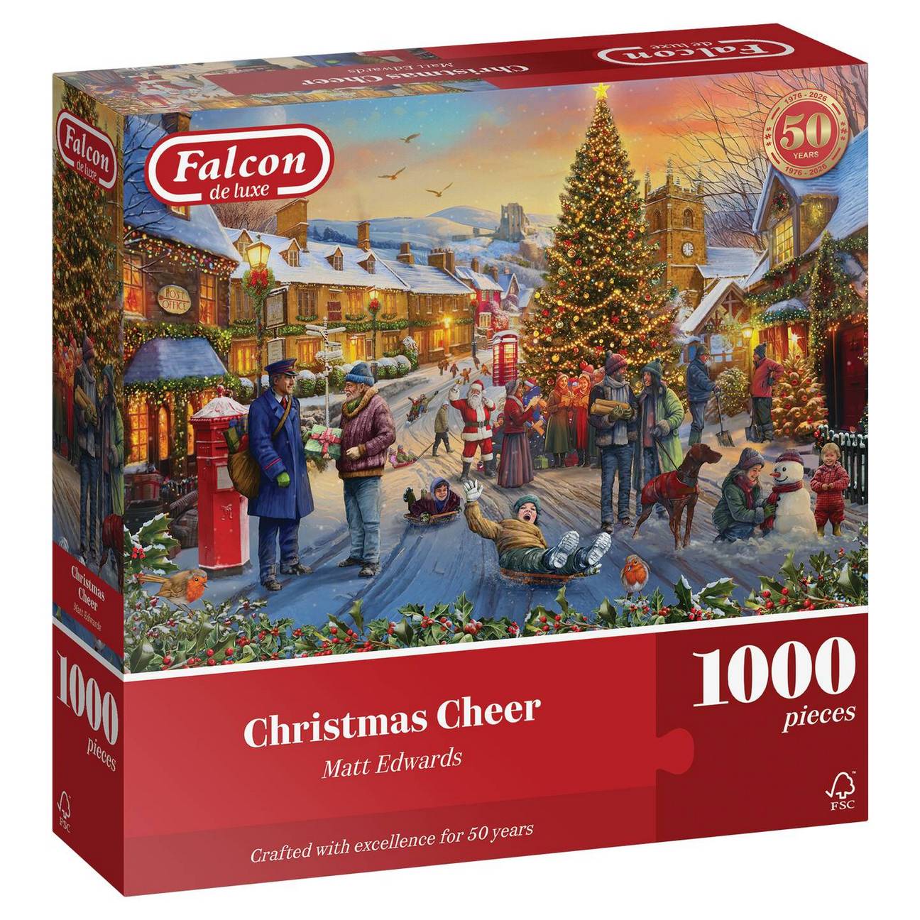 Falcon de Luxe - Christmas Cheer - 1000 Piece Jigsaw Puzzle