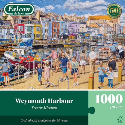 Falcon de Luxe - Weymouth Harbour - 1000 Piece Jigsaw Puzzle