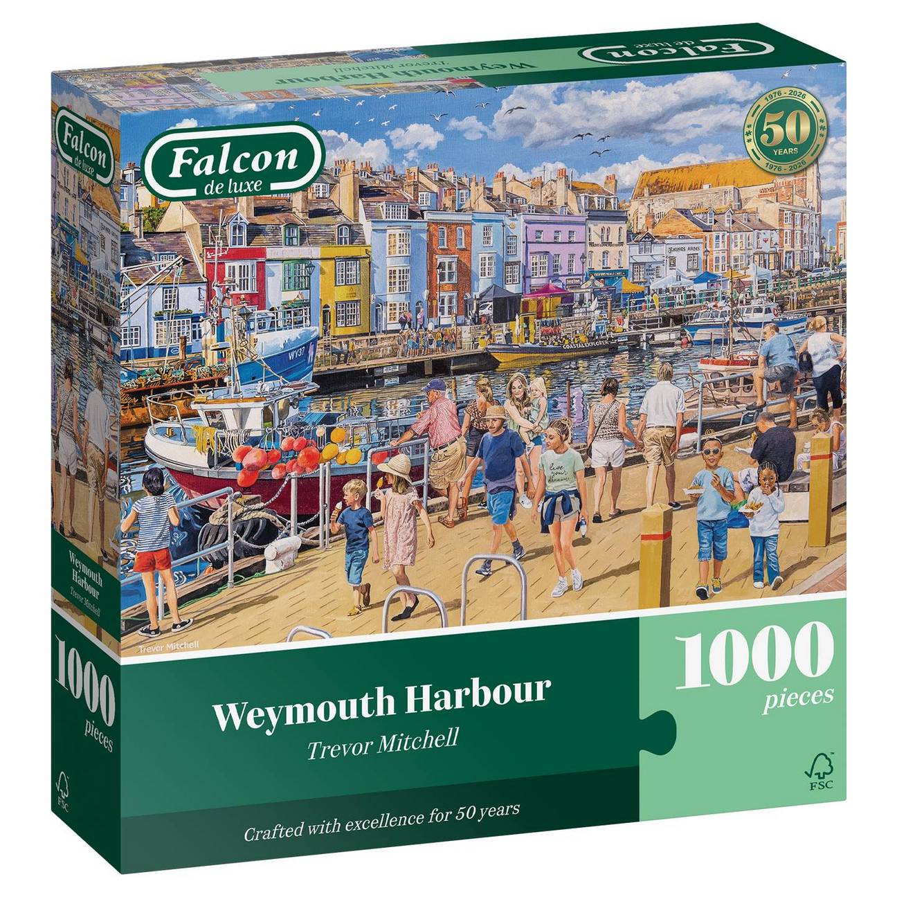 Falcon de Luxe - Weymouth Harbour - 1000 Piece Jigsaw Puzzle
