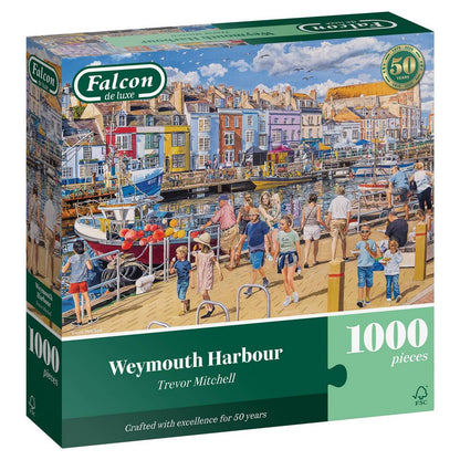 Falcon de Luxe - Weymouth Harbour - 1000 Piece Jigsaw Puzzle