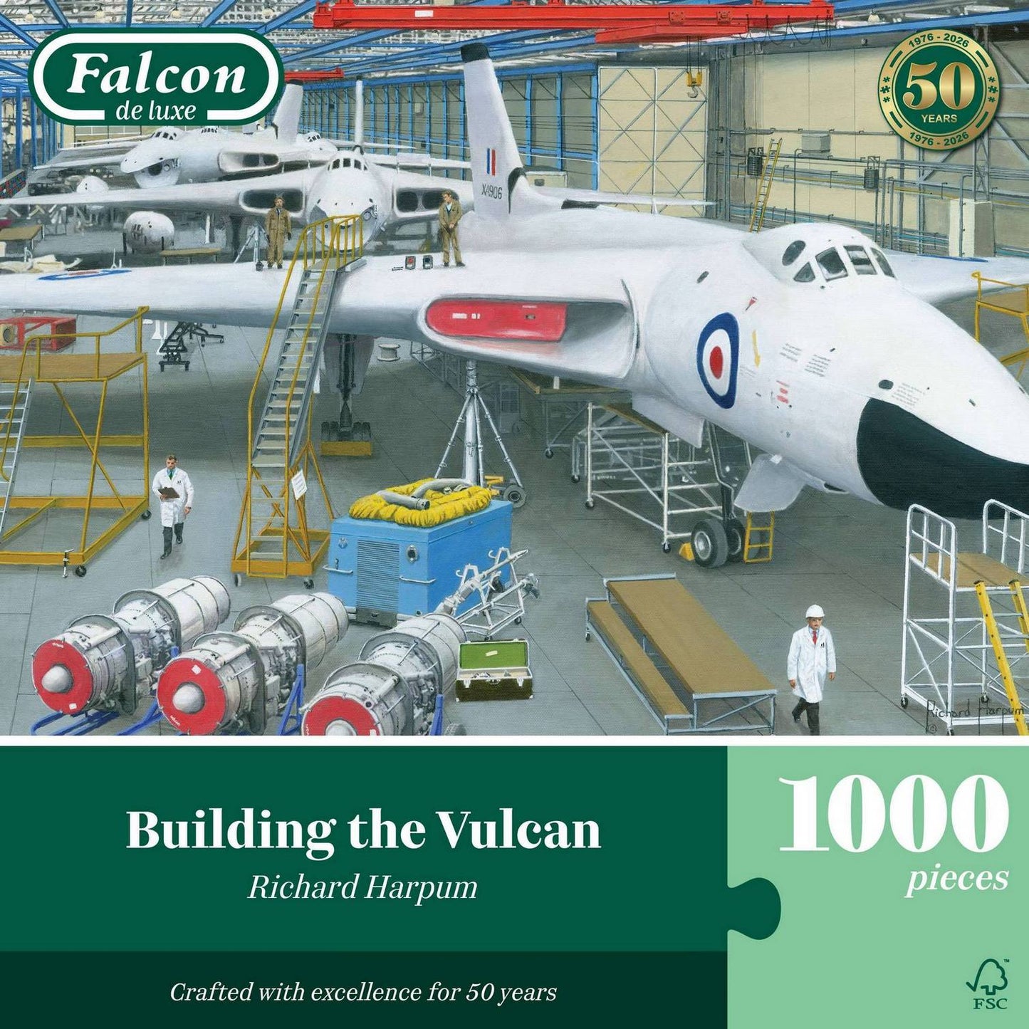 Falcon de Luxe - Building the Vulcan - 1000 Piece Jigsaw Puzzle