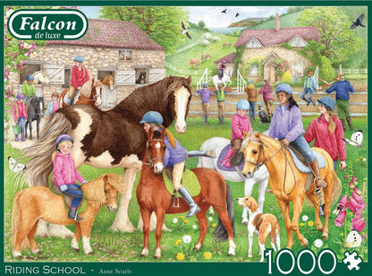 Falcon de Luxe - Riding School  - 1000 Piece Jigsaw Puzzle