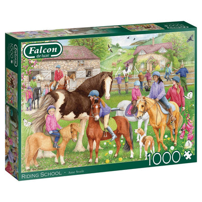 Falcon de Luxe - Riding School  - 1000 Piece Jigsaw Puzzle