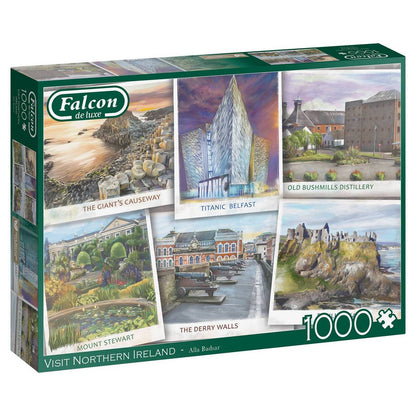 Falcon de Luxe - Visit Northern Ireland  - 1000 Piece Jigsaw Puzzle